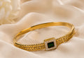 Golden Pearl & Multicolour Bridal Bangle Set