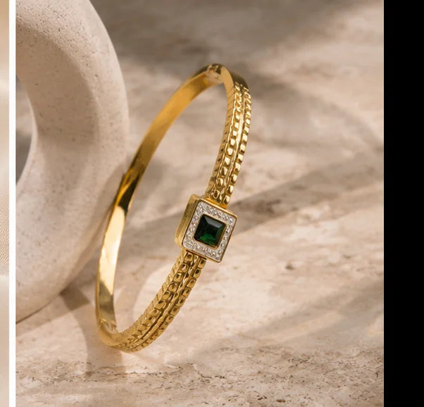 Golden Pearl & Multicolour Bridal Bangle Set