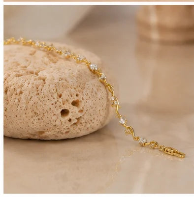 Luminous Crystal Link Bracelet