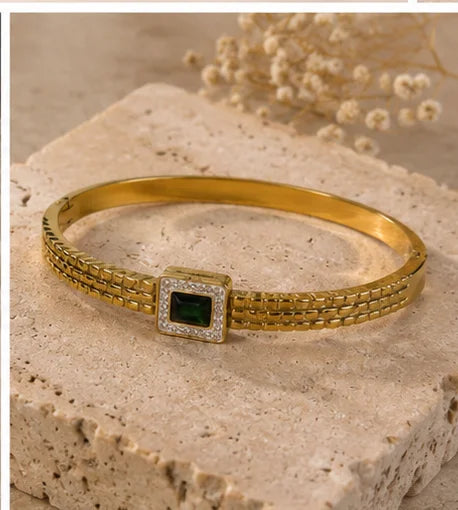 Golden Pearl & Multicolour Bridal Bangle Set