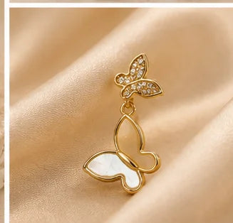 Pearlwing Butterfly Earrings