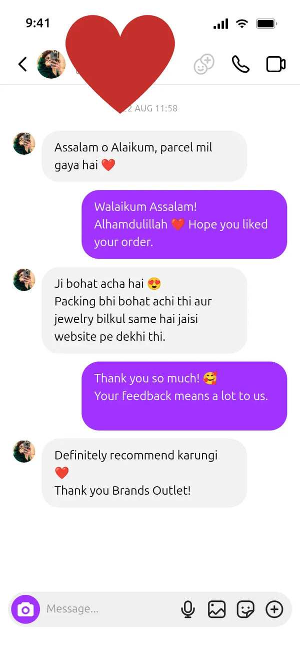 Customer review screenshot