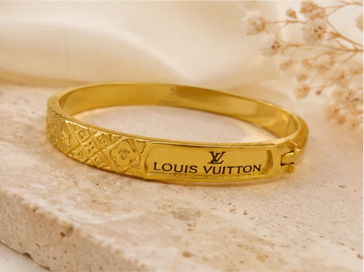 Golden Textured Bangle