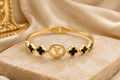 Golden Clover Heritage Bangle