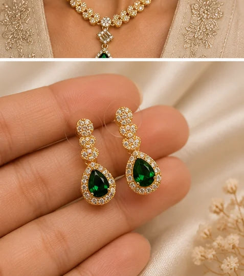 Emerald Royale Necklace Set