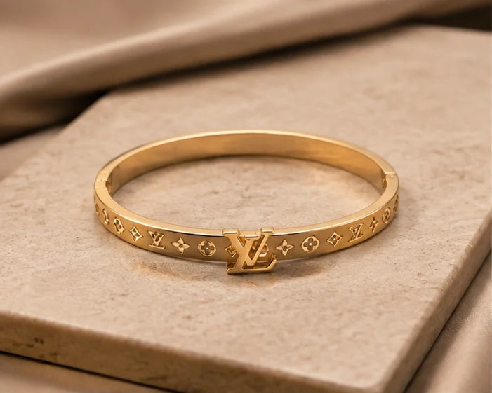 Golden Heritage Engraved Bangle