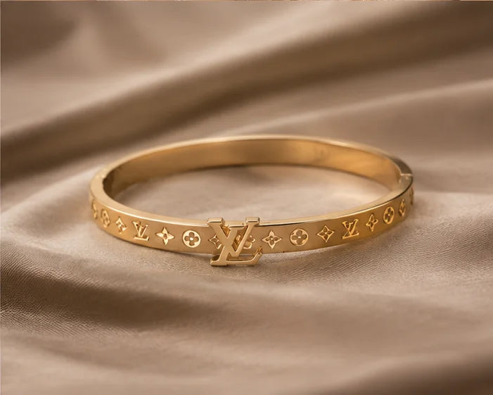 Golden Heritage Engraved Bangle