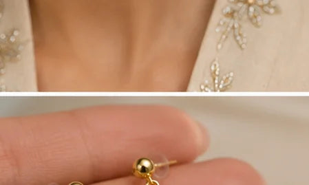 Verdant Butterfly Crystal Jewelry Set