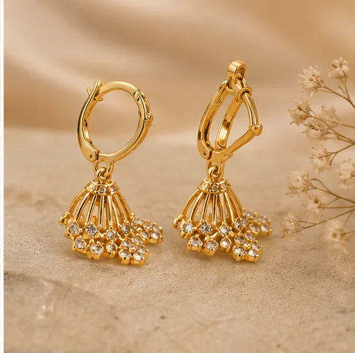 Celestial Bloom Drop Earrings