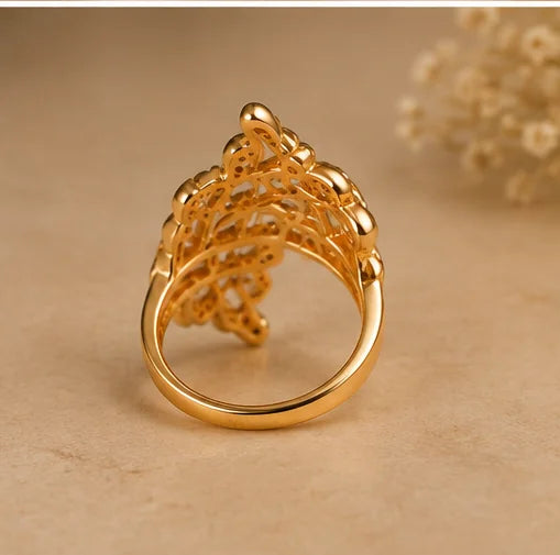 Crystal Panther Ring